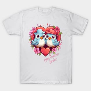 Valentines winged serenade of love birds T-Shirt